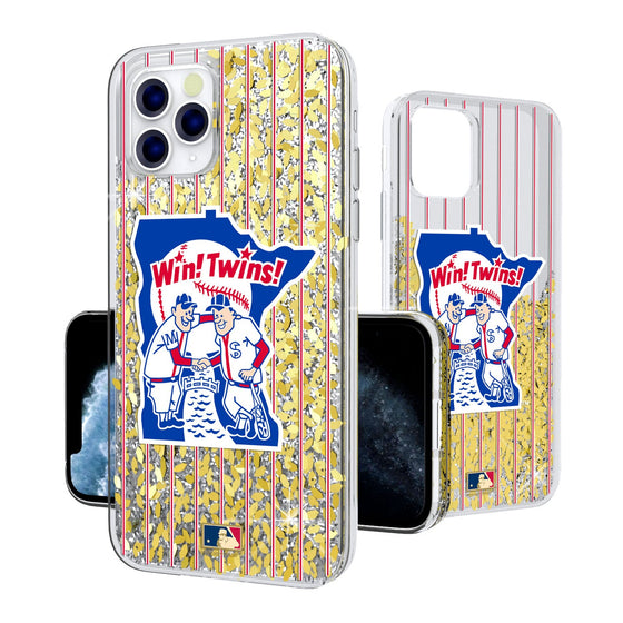 Minnesota Twins 1976-1986 - Cooperstown Collection Pinstripe Gold Glitter Case - 757 Sports Collectibles