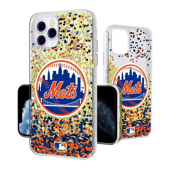 New York Mets Confetti Gold Glitter Case - 757 Sports Collectibles