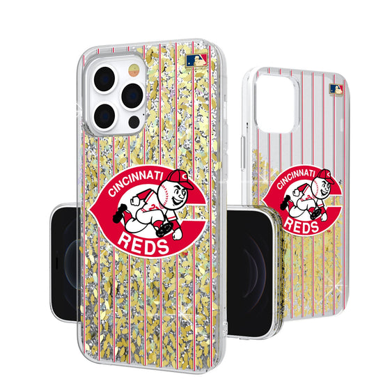 Cincinnati Reds 1978-1992 - Cooperstown Collection Pinstripe Gold Glitter Case - 757 Sports Collectibles