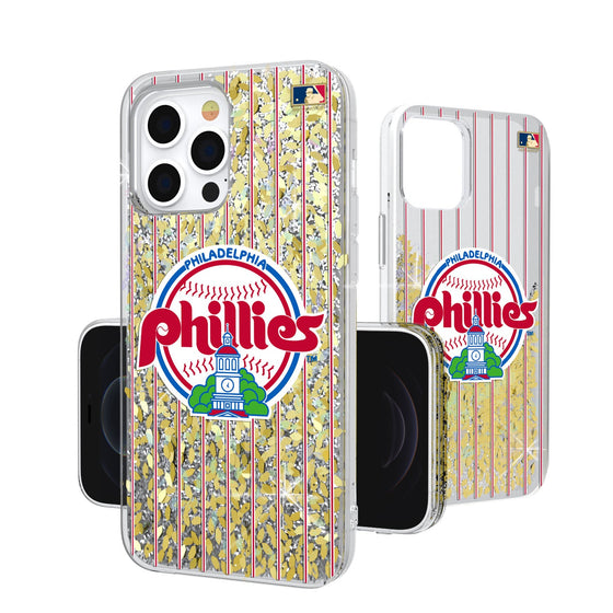 Philadelphia Phillies 1984-1991 - Cooperstown Collection Pinstripe Gold Glitter Case - 757 Sports Collectibles