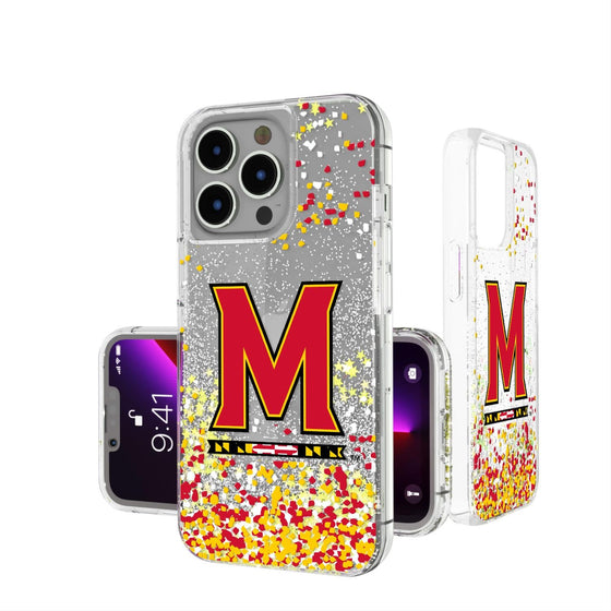 Maryland Terrapins Confetti Glitter Case-0