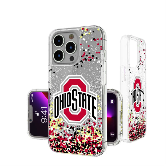 Ohio State Buckeyes Confetti Glitter Case-0