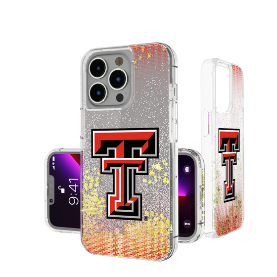 Texas Tech Red Raiders Linen Glitter Phone Case-0