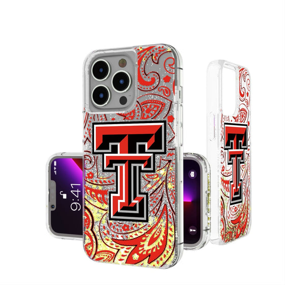 Texas Tech Red Raiders Paisley Glitter Case-0