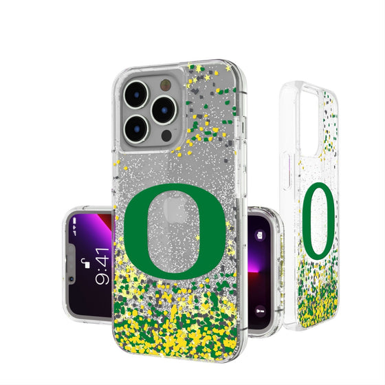Oregon Ducks Confetti Glitter Case-0