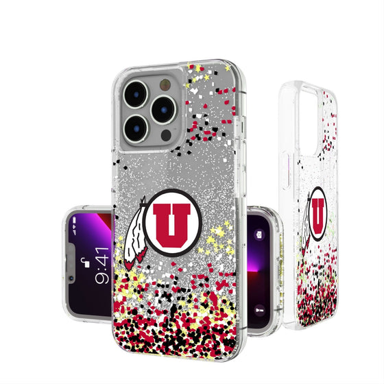 Utah Utes Confetti Glitter Case-0