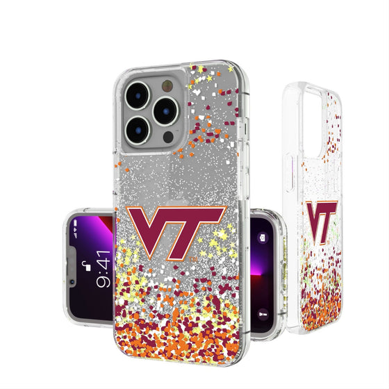 Virginia Tech Hokies Confetti Glitter Case-0