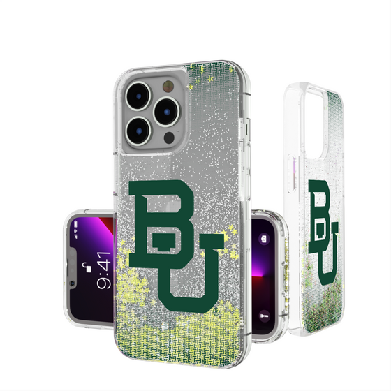 Baylor Bears Linen Glitter Phone Case-0