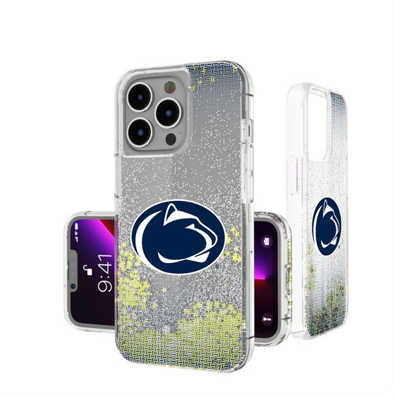 Penn State Nittany Lions Linen Glitter Phone Case-0