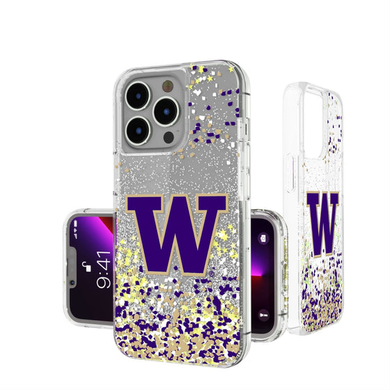 Washington Huskies Confetti Glitter Case-0