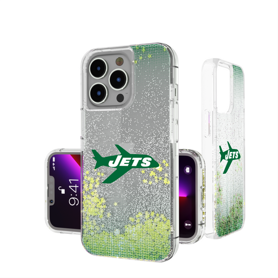 New York Jets 1963 Historic Collection Linen Glitter Phone Case-0