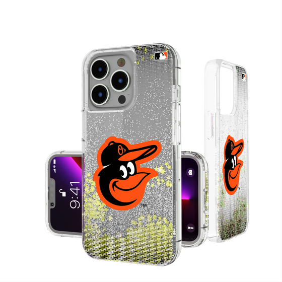 Baltimore Orioles Linen Glitter Phone Case-0
