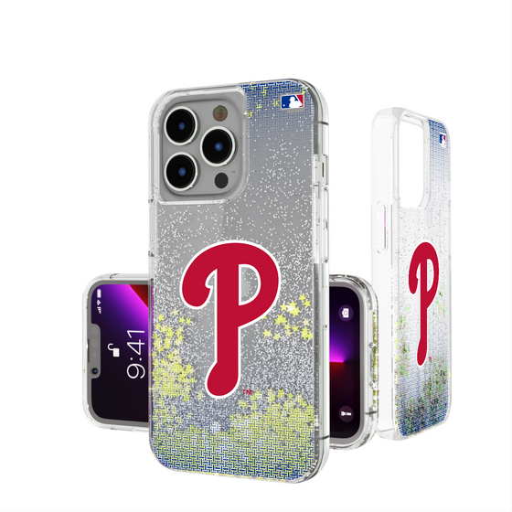 Philadelphia Phillies Linen Glitter Phone Case-0