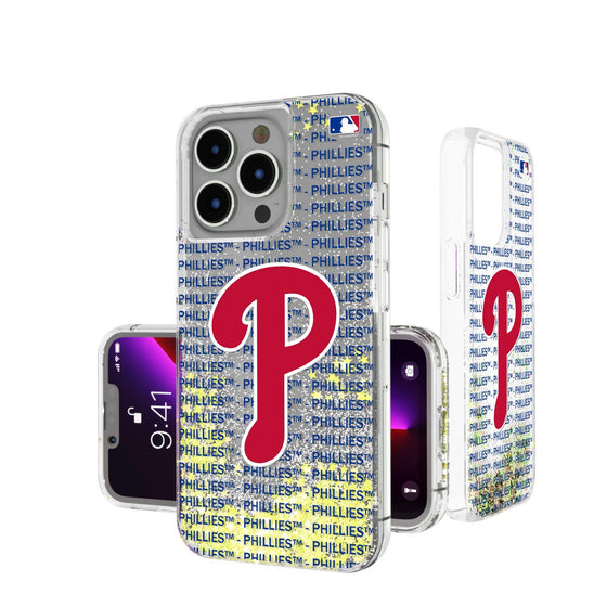 Philadelphia Phillies Blackletter Glitter Case-0