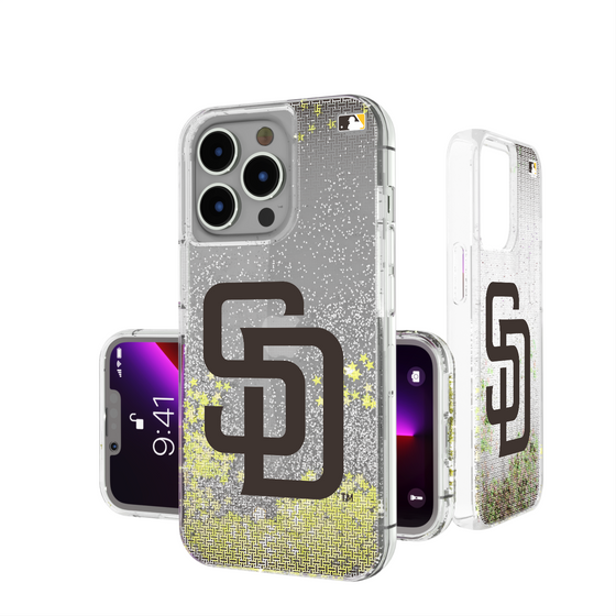 San Diego Padres Linen Glitter Phone Case-0