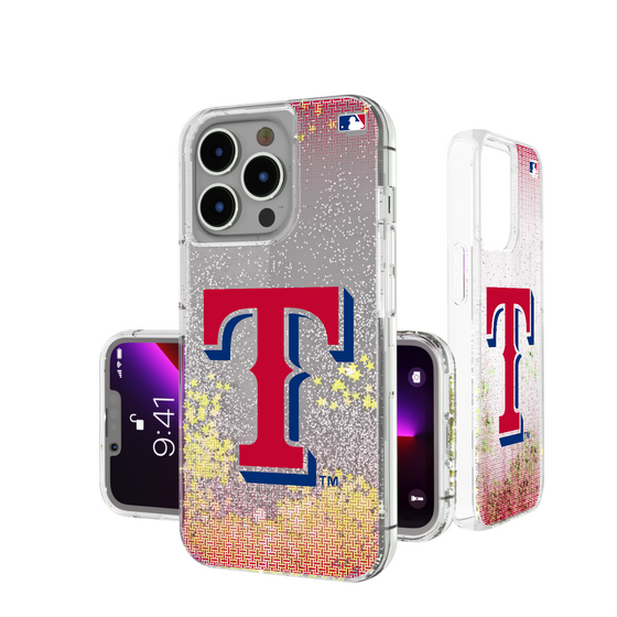 Texas Rangers Linen Glitter Phone Case-0