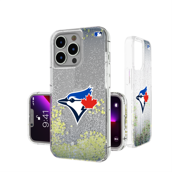 Toronto Blue Jays Linen Glitter Phone Case-0
