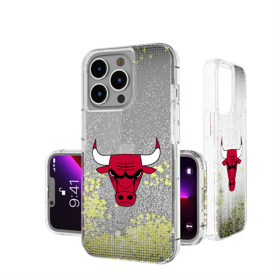 Chicago Bulls Linen Glitter Phone Case-0