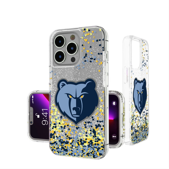 Memphis Grizzlies Confetti Glitter Case-0