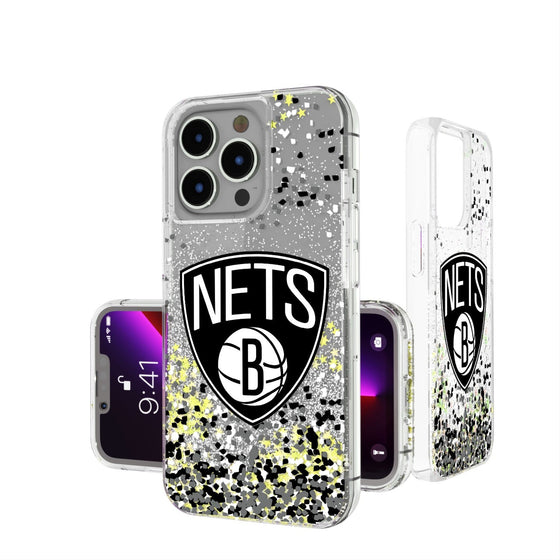 Brooklyn Nets Confetti Glitter Case-0