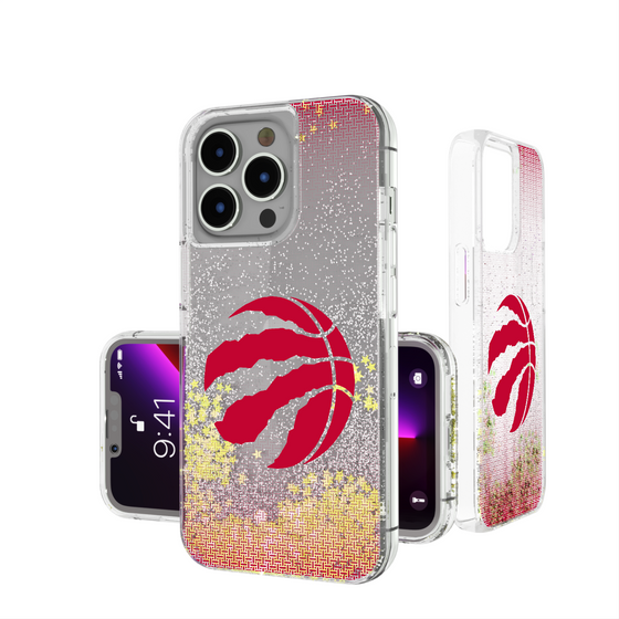 Toronto Raptors Linen Glitter Phone Case-0