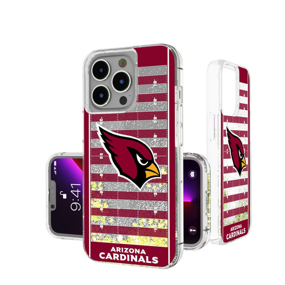Arizona Cardinals Football Field Glitter Case-0