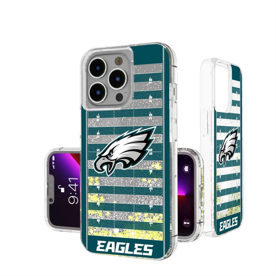 Philadelphia Eagles Football Field Glitter Case-0