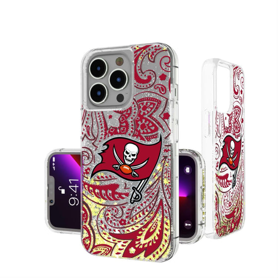 Tampa Bay Buccaneers Paisley Glitter Case-0