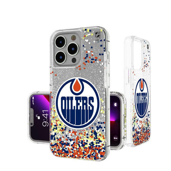 Edmonton Oilers Confetti Glitter Case-0