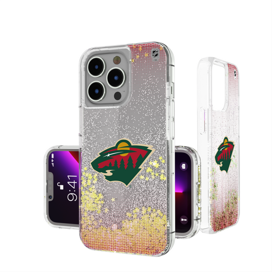 Minnesota Wild Linen Glitter Phone Case-0