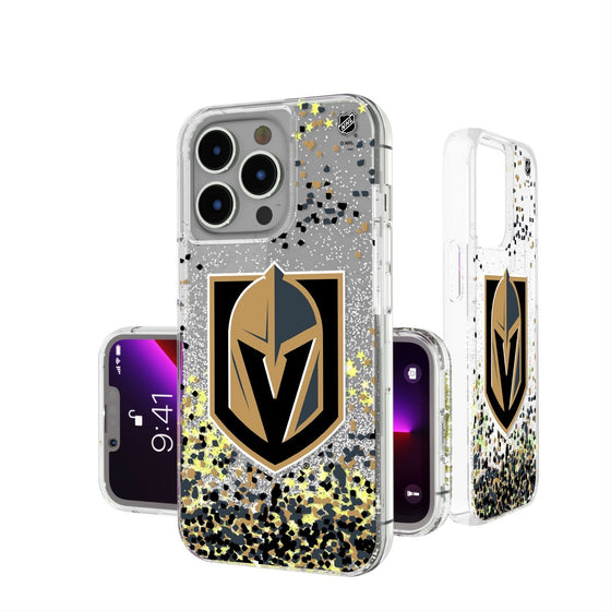 Vegas Golden Knights Confetti Glitter Case-0