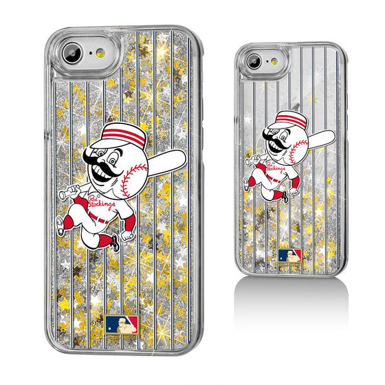 Cincinnati Reds 1953-1967 - Cooperstown Collection Pinstripe Gold Glitter Case - 757 Sports Collectibles