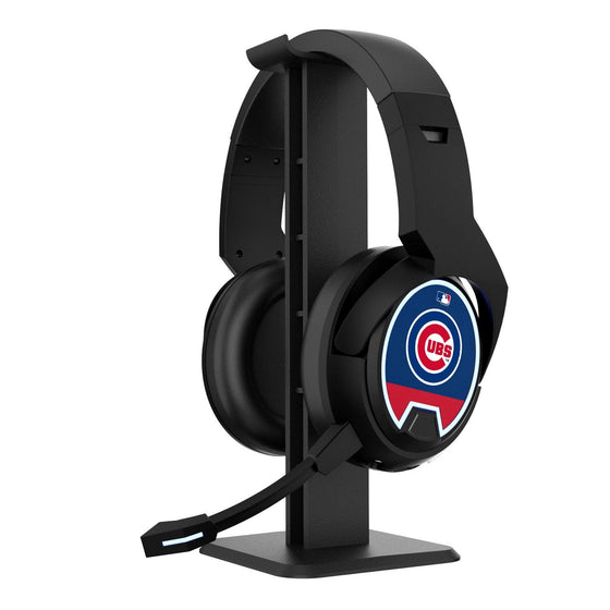 Chicago Cubs Stripe Gaming Headphones - 757 Sports Collectibles