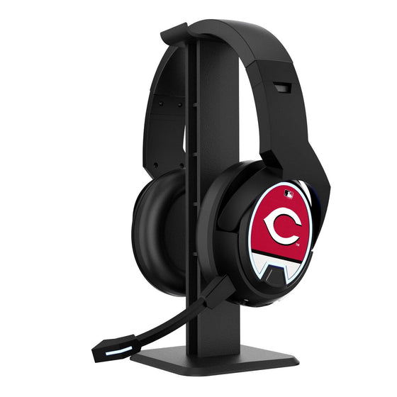 Cincinnati Reds Stripe Gaming Headphones - 757 Sports Collectibles