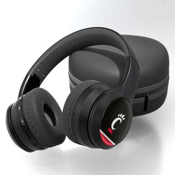 Cincinnati Bearcats Stripe Wireless Over-Ear Bluetooth Headphones-0