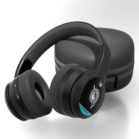 Miami Marlins 1993-2011 - Cooperstown Collection Stripe Wireless Over-Ear Bluetooth Headphones - 757 Sports Collectibles