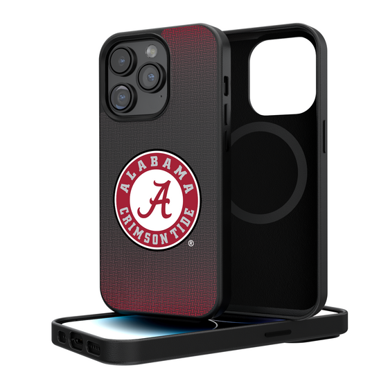 Alabama Crimson Tide Linen Magnetic Phone Case-0