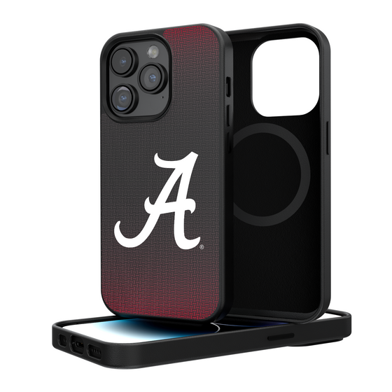 Alabama Crimson Tide Linen Magnetic Phone Case-0