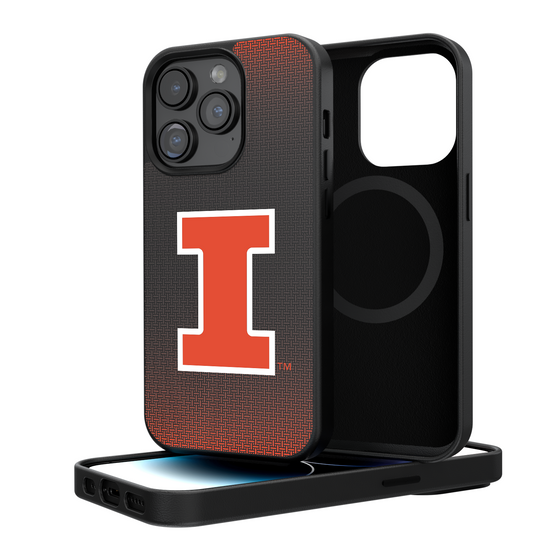 Illinois Fighting Illini Linen Magnetic Phone Case-0