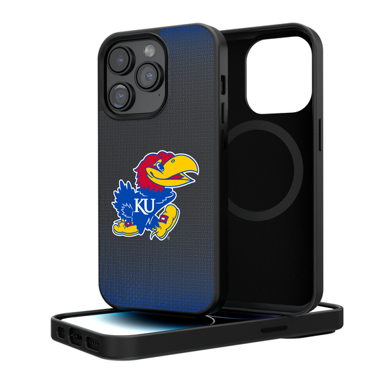 Kansas Jayhawks Linen Magnetic Phone Case-0
