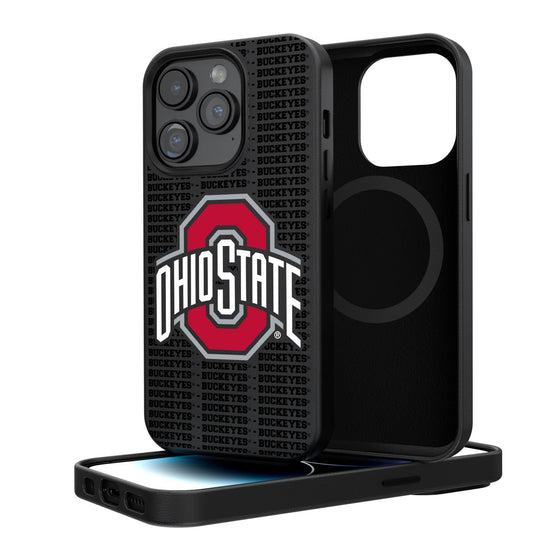 Ohio State Buckeyes Blackletter Magnetic Case-0
