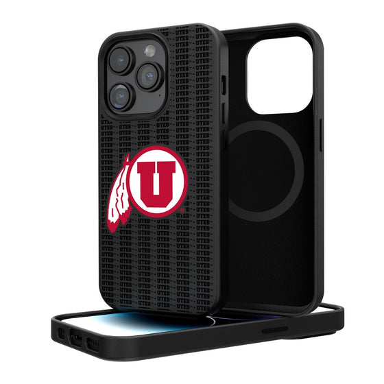 Utah Utes Blackletter Magnetic Case-0
