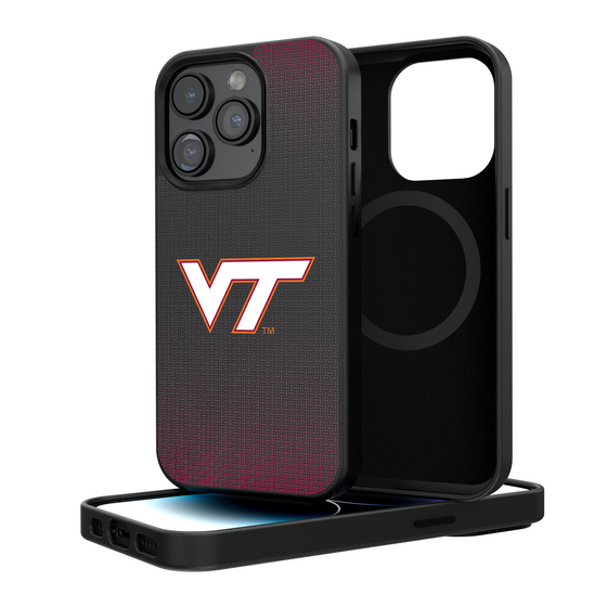 Virginia Tech Hokies Linen Magnetic Phone Case-0