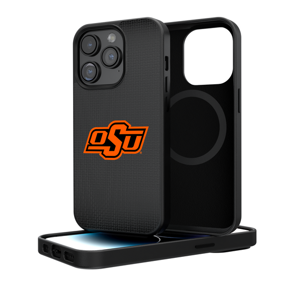 Oklahoma State Cowboys Linen Magnetic Phone Case-0