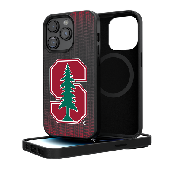 Stanford Cardinal Linen Magnetic Phone Case-0
