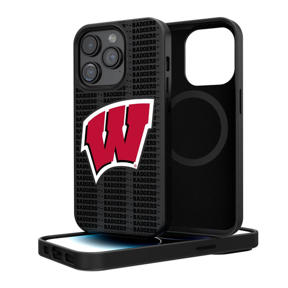 Wisconsin Badgers Blackletter Magnetic Case-0