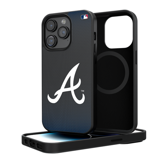 Atlanta Braves Linen Magnetic Phone Case-0