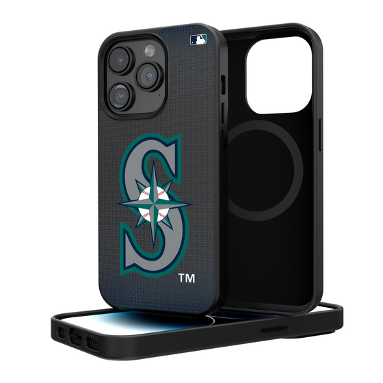 Seattle Mariners Linen Magnetic Phone Case-0