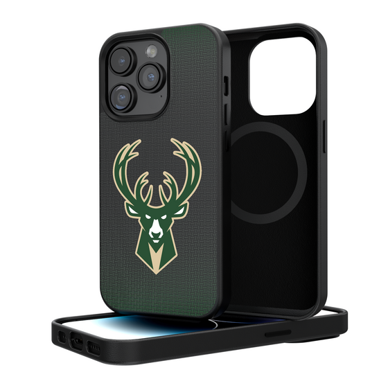 Milwaukee Bucks Linen Magnetic Phone Case-0