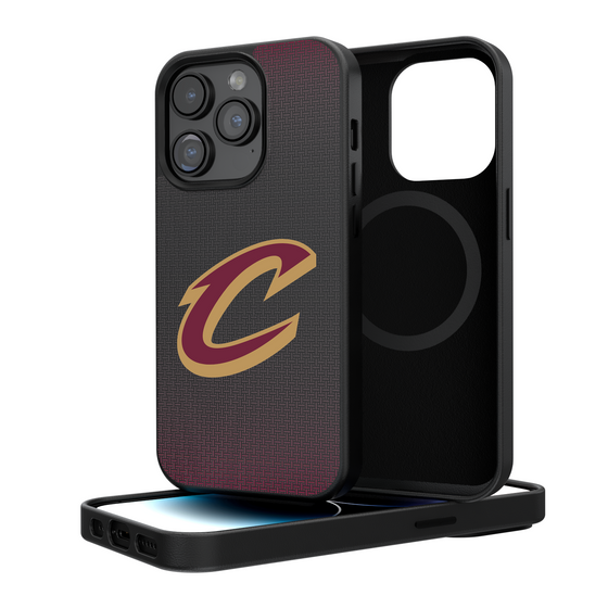 Cleveland Cavaliers Linen Magnetic Phone Case-0